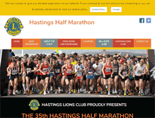 Tablet Screenshot of hastings-half.co.uk